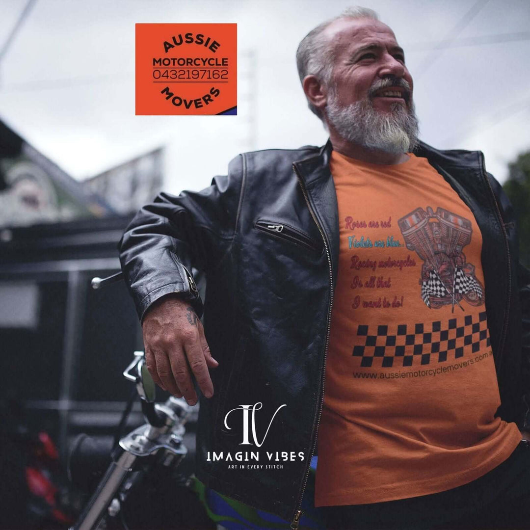 Aussie Motorcycle Movers Supporter T-Shirt: Show Your Passion T-Shirt Printify
