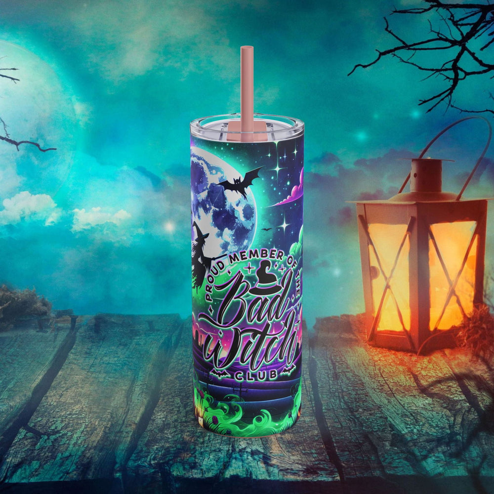 Bad Witch Club Halloween Tumbler Mug Printify