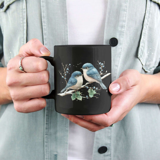 Blue Jay Birds Mug (11/15oz) Mug Printify