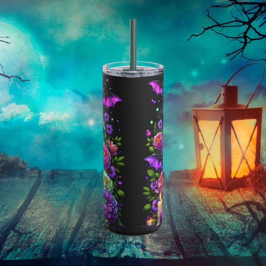 Cauldron Highland Cow Halloween Tumbler Mug Printify