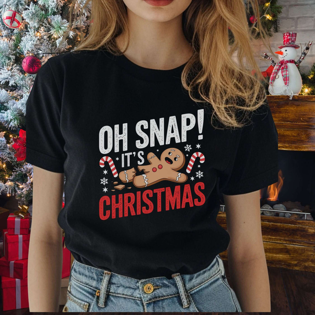 Christmas Oh Snap Unisex Tee T-Shirt Printify