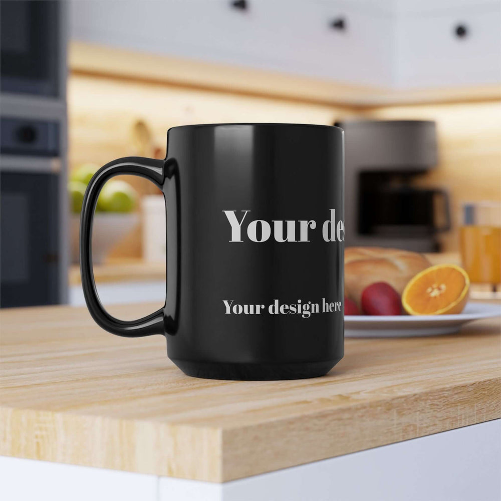 Personalized Black Mug 15 oz Mug Printify
