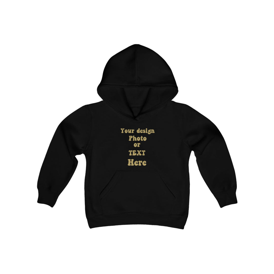 Design Your Own Kids' Hoodie: Text, Photo, or Graphic Kids clothes Printify Black S