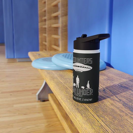 Encounters Down Under Podcast Stainless Steel Water Bottle - Stay Hydrated in Podcast Style Mug Printify