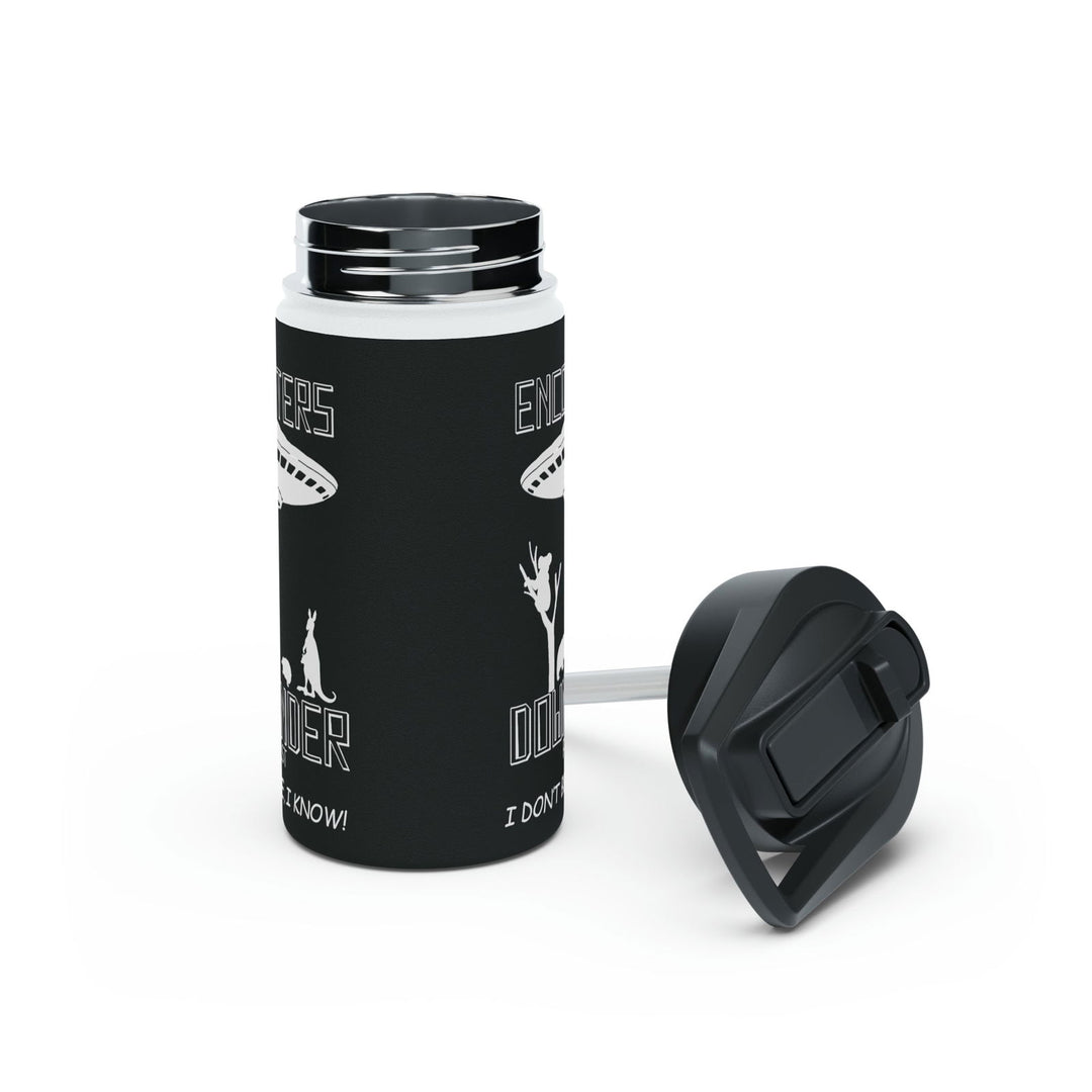 Encounters Down Under Podcast Stainless Steel Water Bottle - Stay Hydrated in Podcast Style Mug Printify