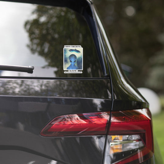 Encounters Down Under Podcast Sticker - I Don't Believe, I Know Sticker Paper products Imagin Vibes