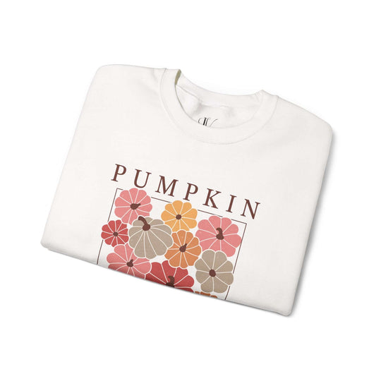 Pumpkin Season: Boho Fall Sweatshirt Sweatshirt Printify