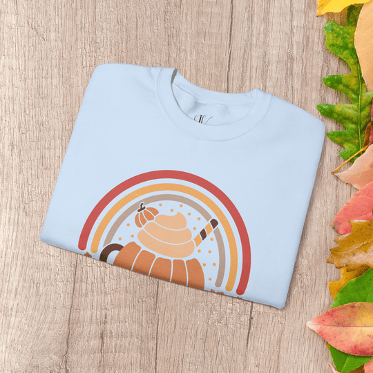 Pumpkin Spice Boho Fall Sweatshirt Sweatshirt Printify