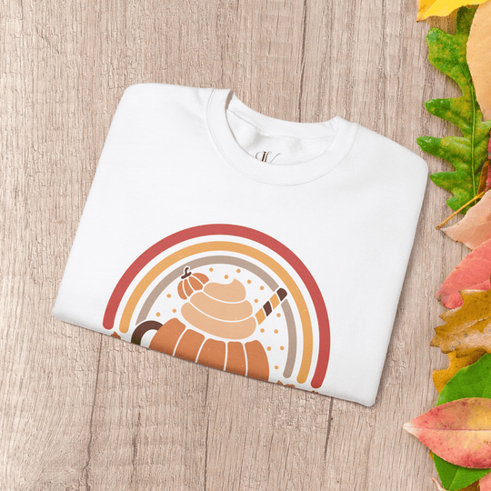 Pumpkin Spice Boho Fall Sweatshirt Sweatshirt Printify