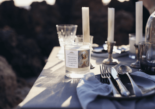 Guan Yin Scented Soy Candle: Spiritual Ritual Home Decor Printify