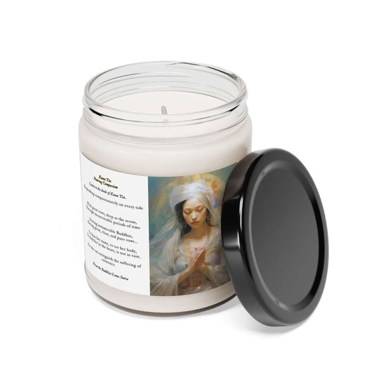Guan Yin Scented Soy Candle: Spiritual Ritual Home Decor Printify