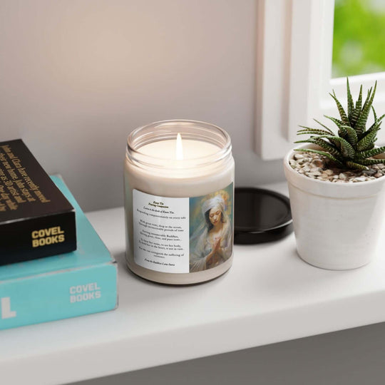 Guan Yin Scented Soy Candle: Spiritual Ritual Home Decor Printify
