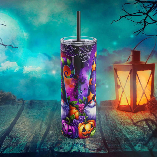 Halloween Gnomes Tumbler Mug Printify
