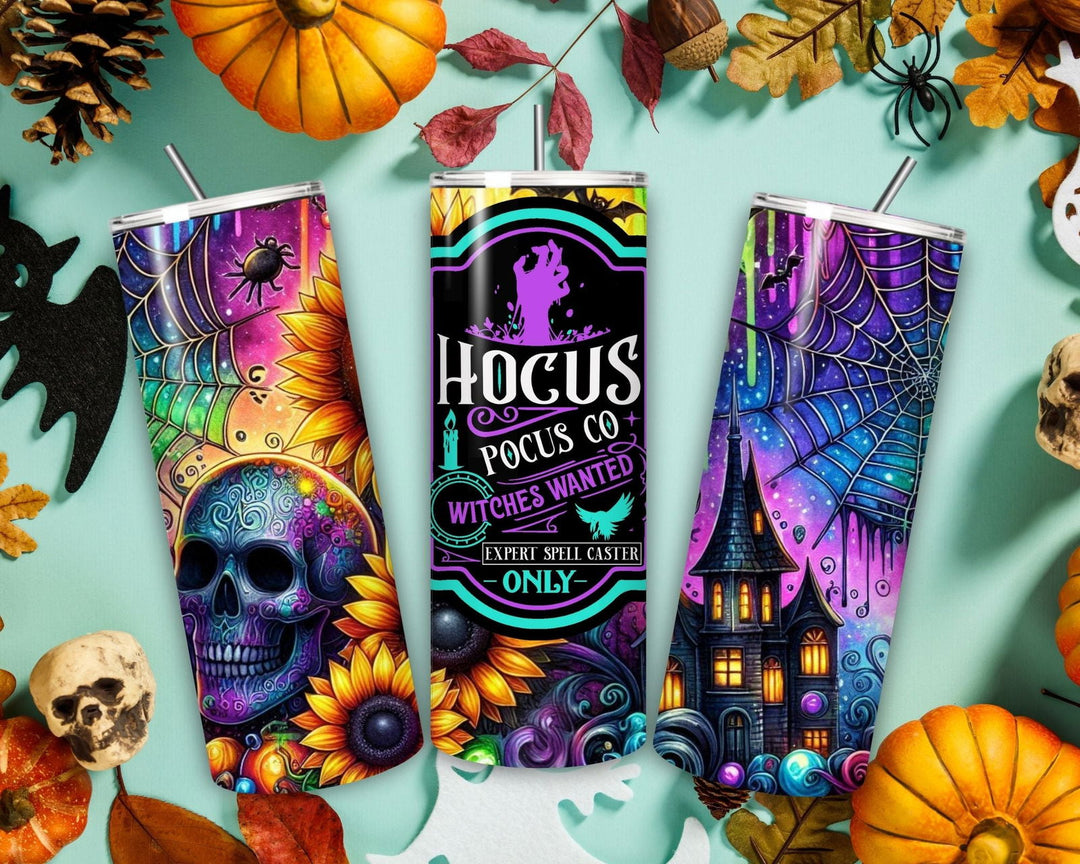Hocus Pocus Halloween Tumbler Mug Printify