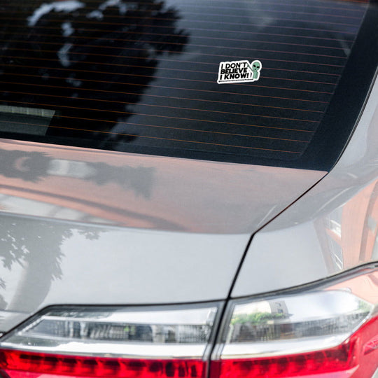 I Don't Believe I Know Sticker, alien Sticker, Encounters Down Under Sticker Accessories Imagin Vibes