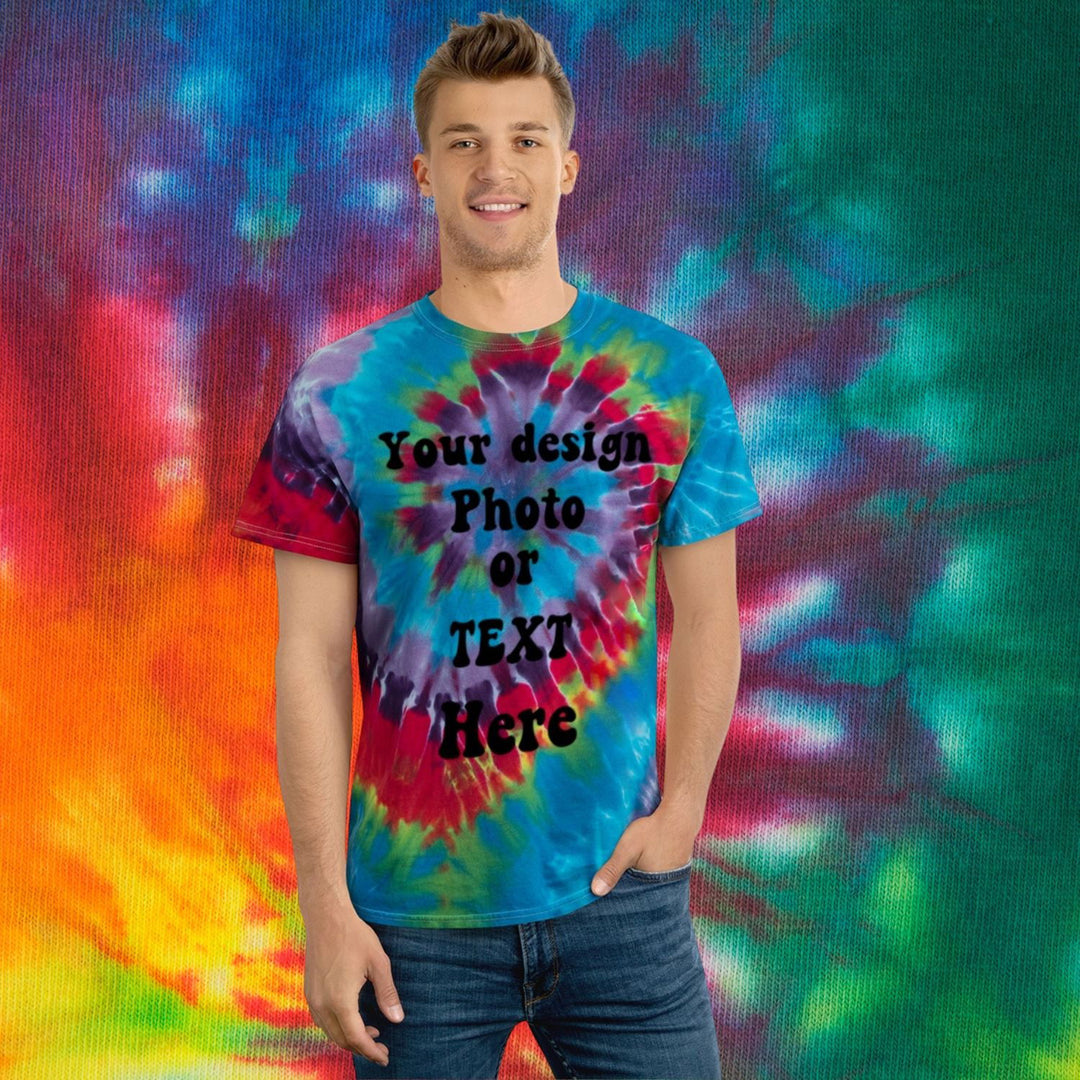 Imagin Vibes: Custom Tie-Dye Tee T-Shirt Printify
