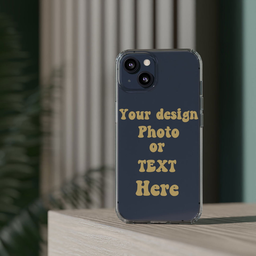 Imagin Vibes: Design Your Own Clear Phone Case (Photos, Text & More!) Phone Case Printify