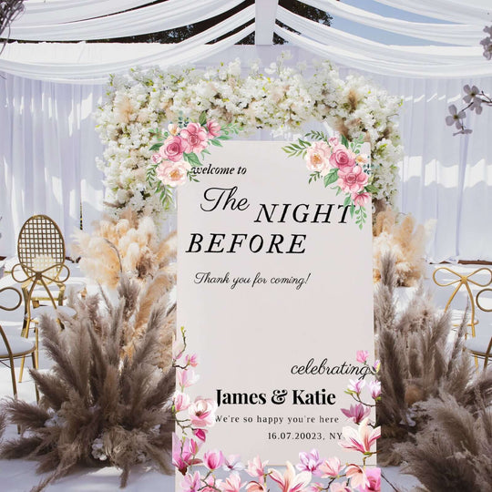 Editable Rehearsal Dinner Sign Template planner ImaginVibes
