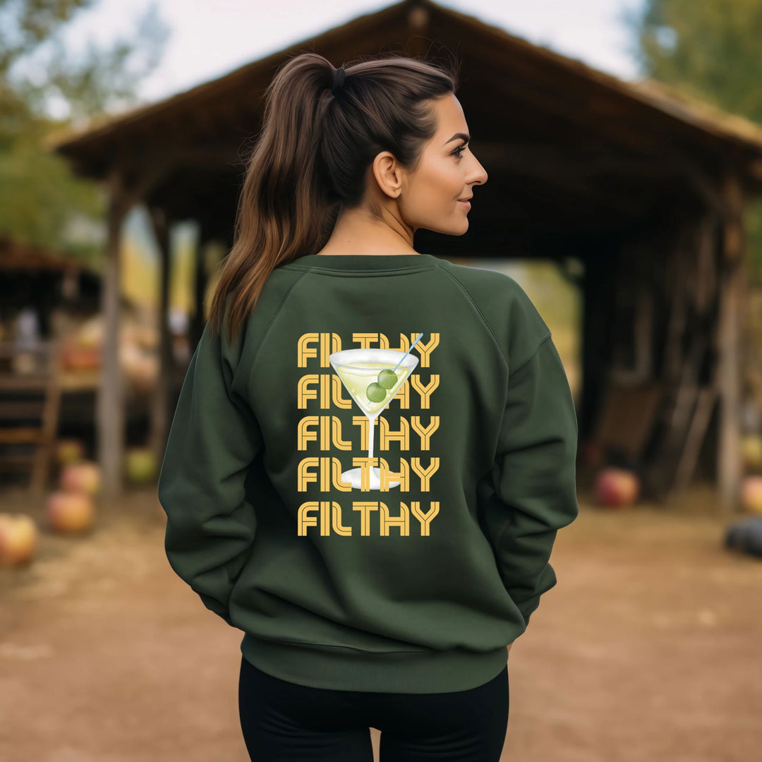 Imagin Vibes: Filthy Martini Sweatshirt Sweatshirt Printify