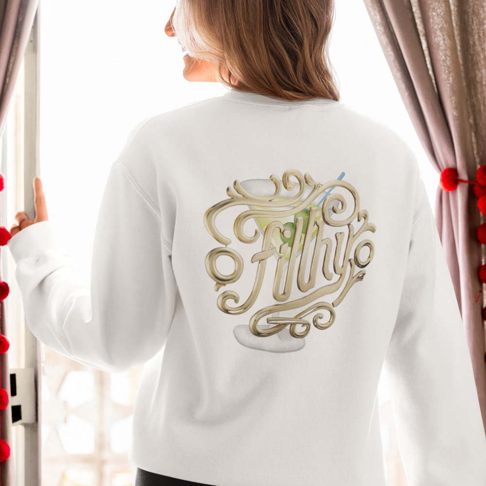Imagin Vibes: Martini Sweatshirt: Extra Dirty Sweatshirt Printify