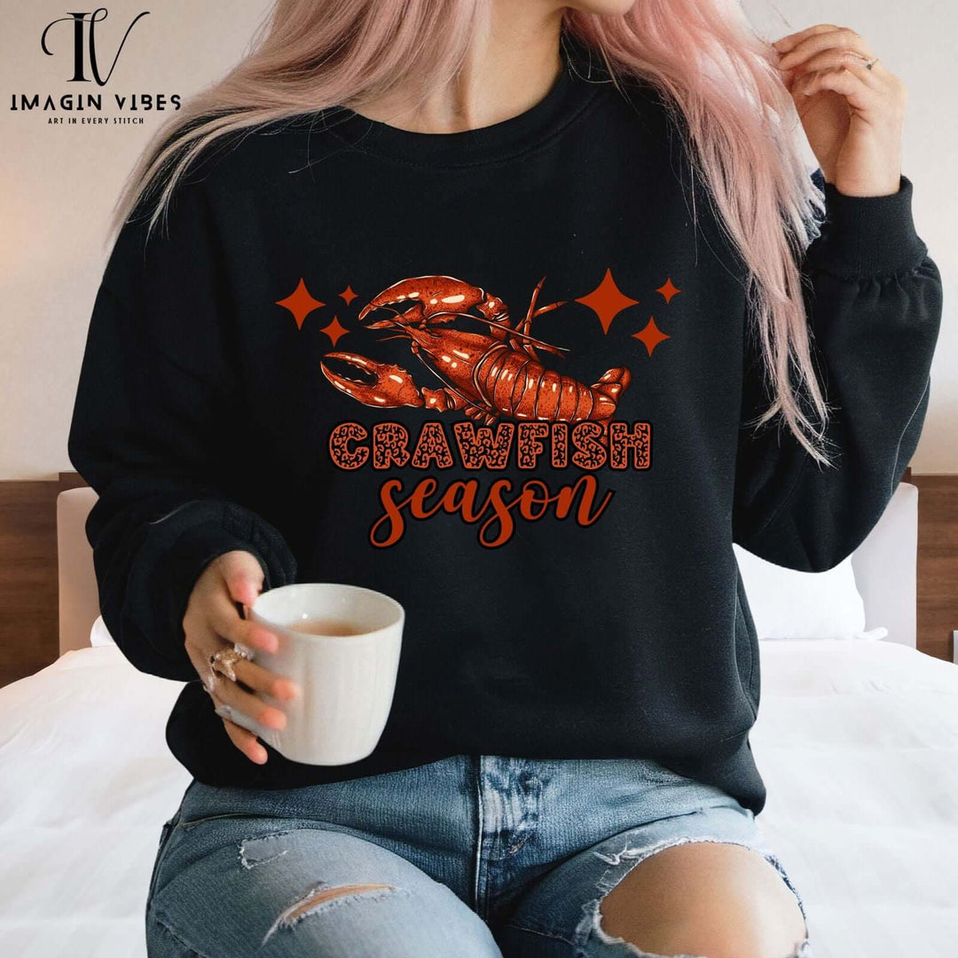 Imagin Vibes: NOLA Crawfish Season Sweatshirt Printify