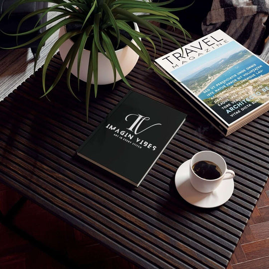 Imagin Vibes Notebook: A5 Personalized Journal (Graph, Lined, Blank) Paper products Printify