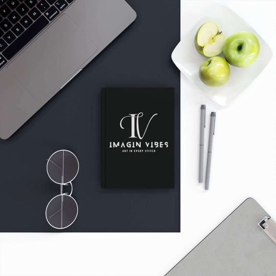 Imagin Vibes Notebook: A5 Personalized Journal (Graph, Lined, Blank) Paper products Printify