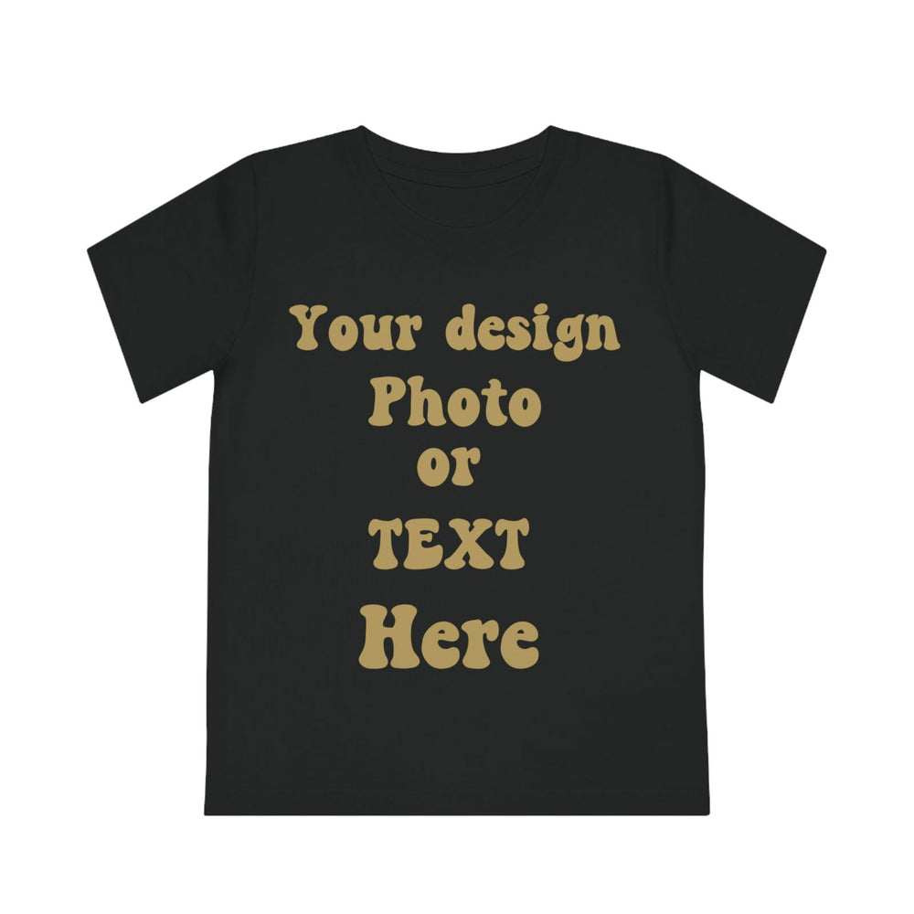 Make It Their Masterpiece: Personalized Kids' T-Shirt by Imagin Vibes Kids clothes Printify Black 3/4 Years