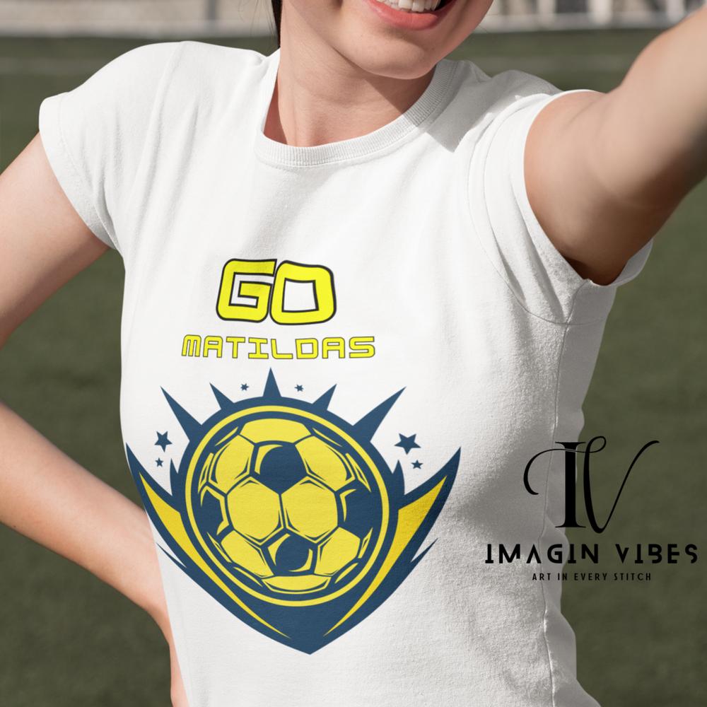 Matildas Mania: Women's Soccer Tee T-Shirt Printify