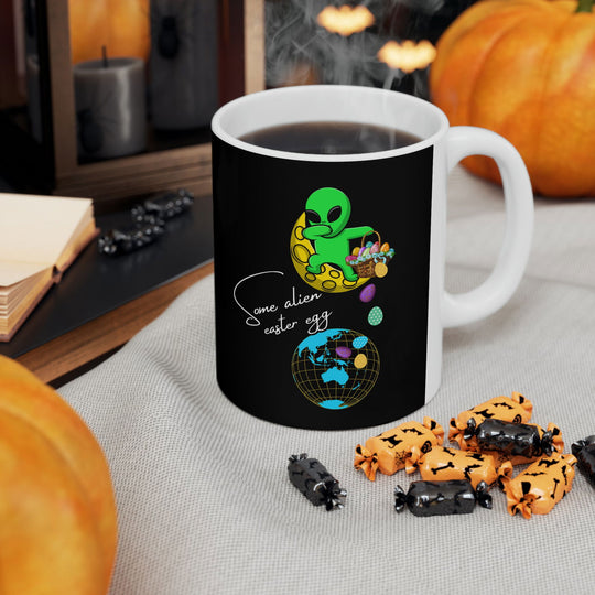 Out-of-This-World Easter: Alien Egg Mug (Ceramic, 11oz or 15oz) Mug Printify