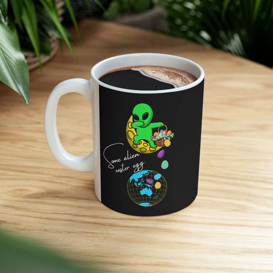 Out-of-This-World Easter: Alien Egg Mug (Ceramic, 11oz or 15oz) Mug Printify
