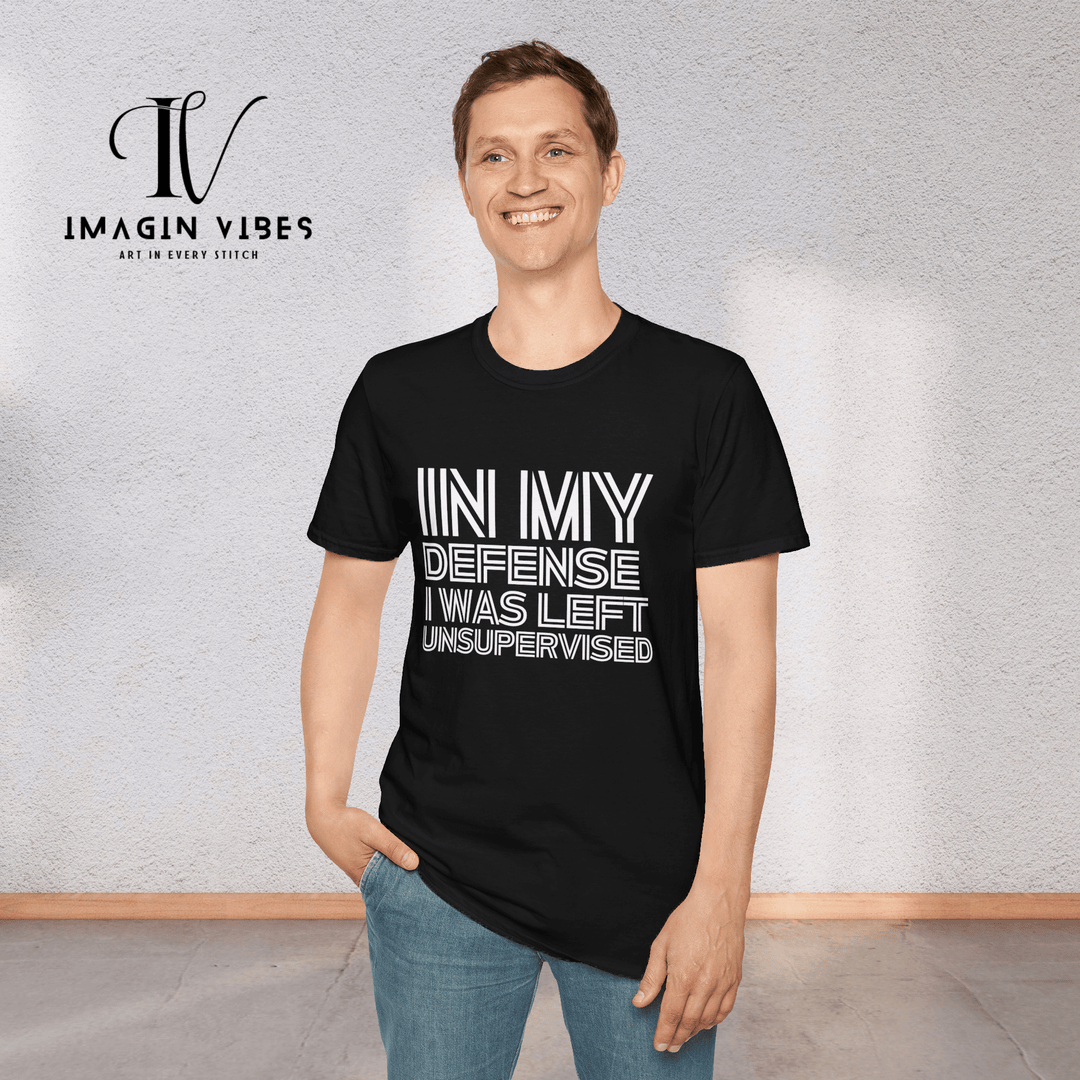 Mischief Managed: "In My Defense I Was Left Unsupervised" Tee T-Shirt
