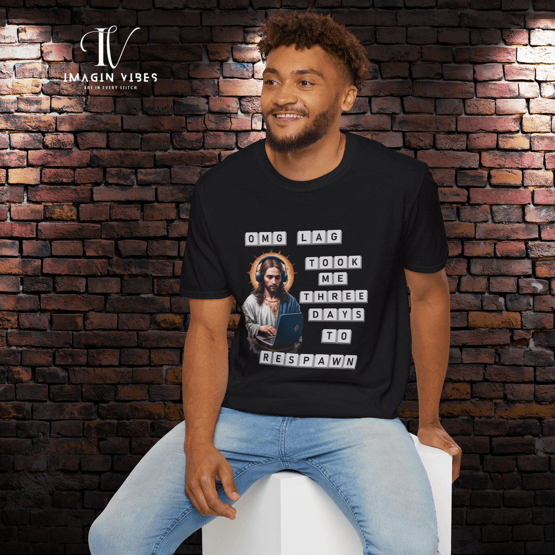 Imagin Vibes: Jesus Gamer Lag Tee T-Shirt