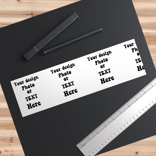 Premium Waterproof Bumper Stickers: Durable, Customizable Vinyl Decals Paper products Printify