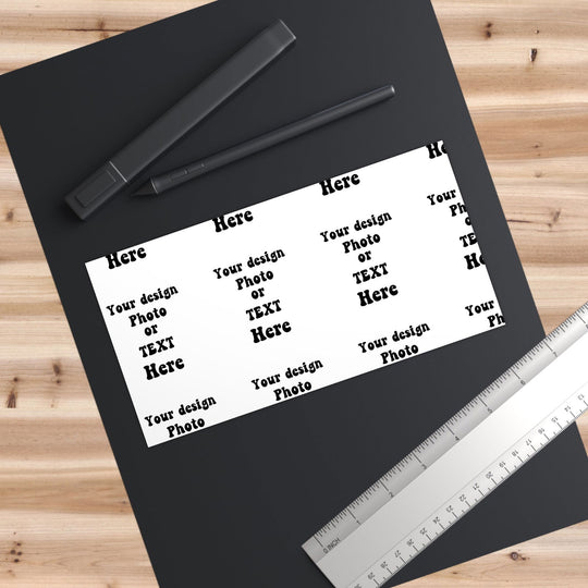 Premium Waterproof Bumper Stickers: Durable, Customizable Vinyl Decals Paper products Printify