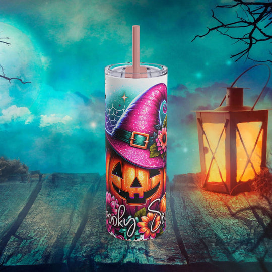 Spooky Season Halloween Pumpkin Tumbler Mug Printify Dusty Rose 20oz Matte