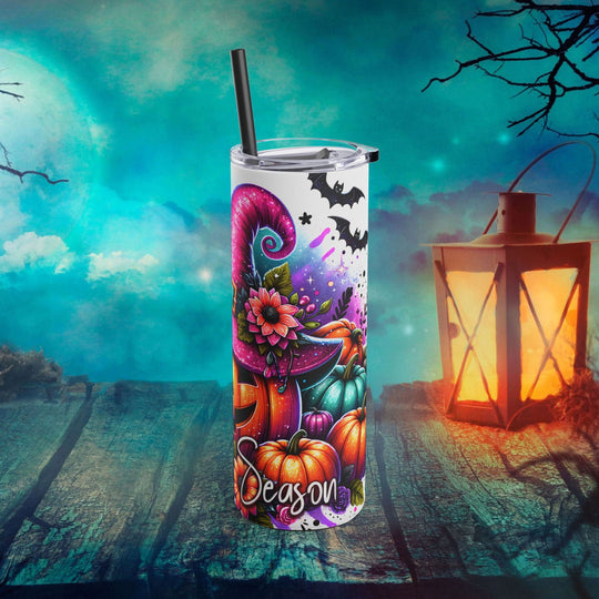 Spooky Season Halloween Pumpkin Tumbler Mug Printify