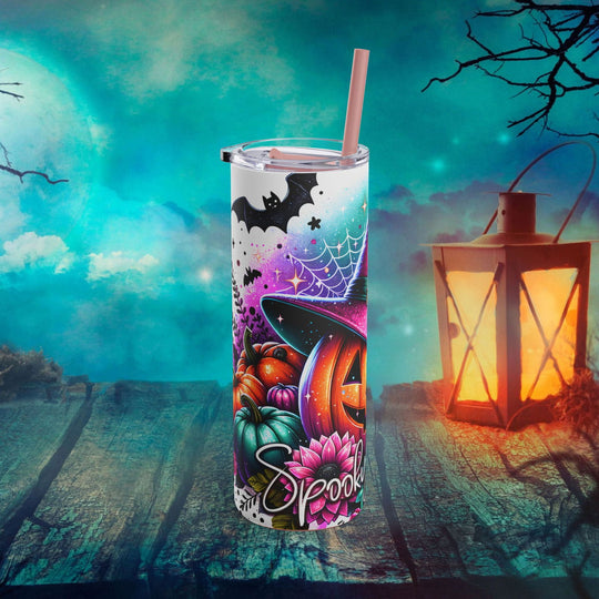 Spooky Season Halloween Pumpkin Tumbler Mug Printify