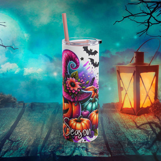 Spooky Season Halloween Pumpkin Tumbler Mug Printify