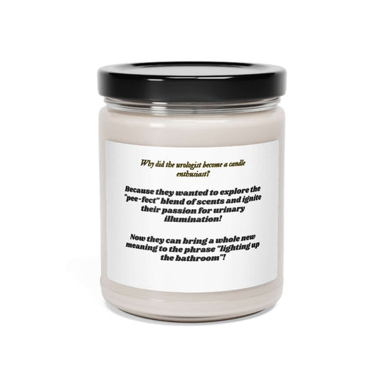The Perfect Pee-sent: Urologist's Delight Candle Home Decor Printify