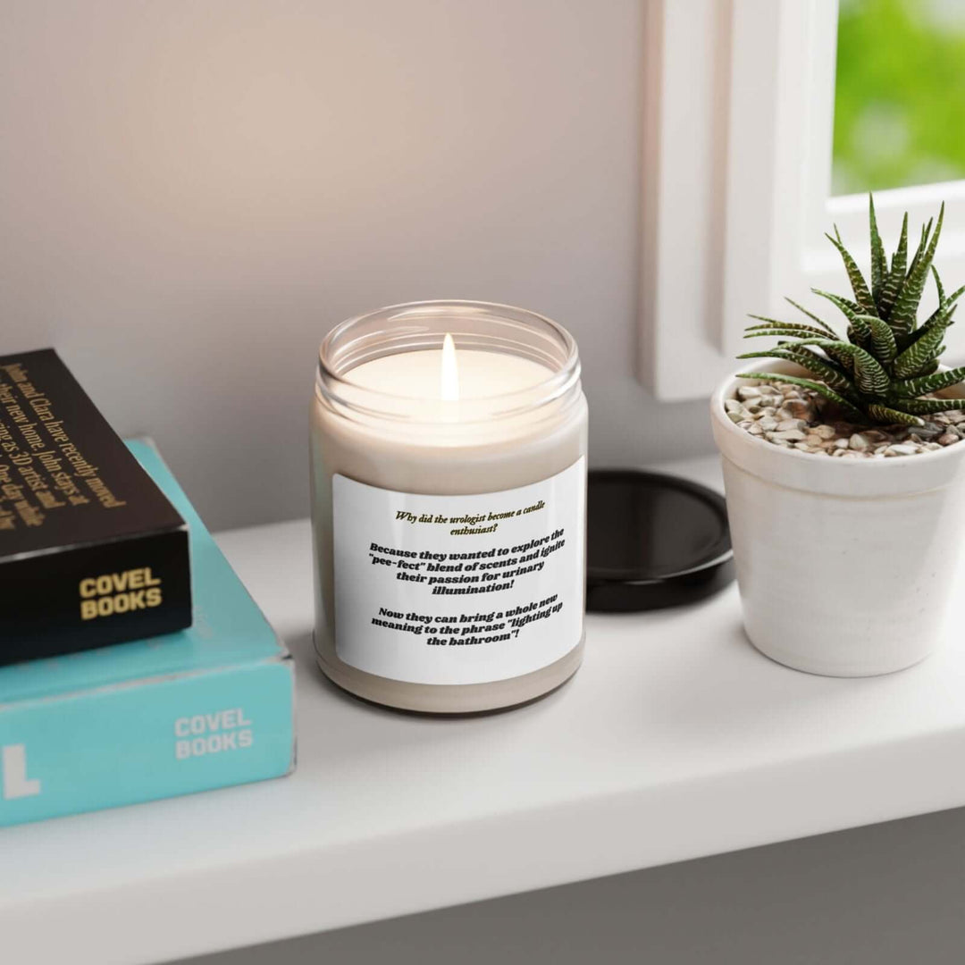 The Perfect Pee-sent: Urologist's Delight Candle Home Decor Printify