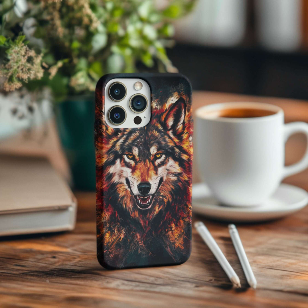 Wolf Tough Cases - Powerful and Vibrant Wolf Phone Case Printify