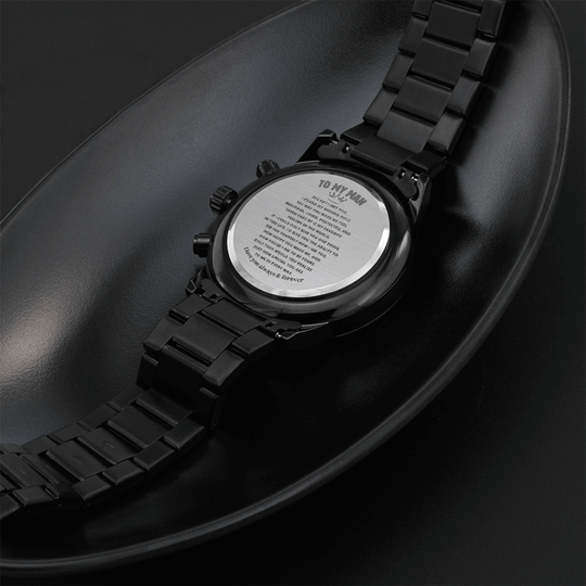To My Man - Engraved Premium Watch - SSTMMW7 Jewelry ShineOn Fulfillment