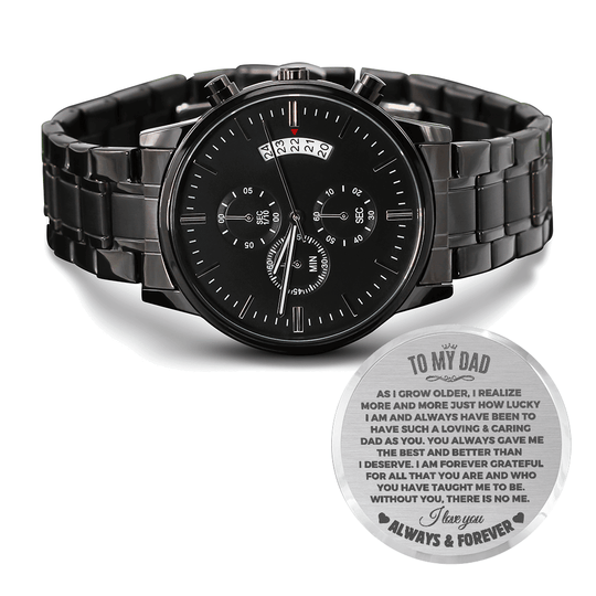 To My Dad - Engraved Premium Watch - SS218K6 Jewelry ShineOn Fulfillment