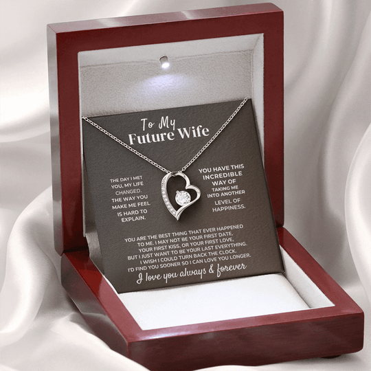 To My Future Wife - Forever Love - Gift Set - SS34v3 Jewelry ShineOn Fulfillment
