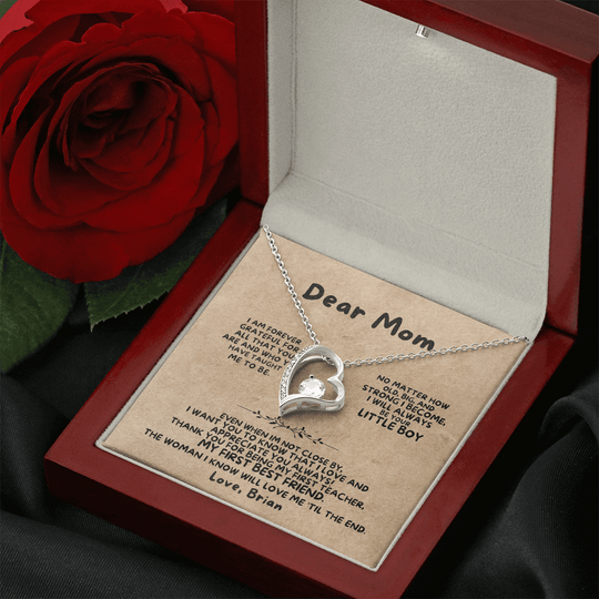 Dear Mom - From Son - Necklace Gift Set - SS368 Jewelry ShineOn Fulfillment
