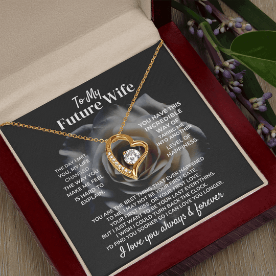 To My Future Wife - Forever Love - Gift Set - SS34v2 Jewelry ShineOn Fulfillment