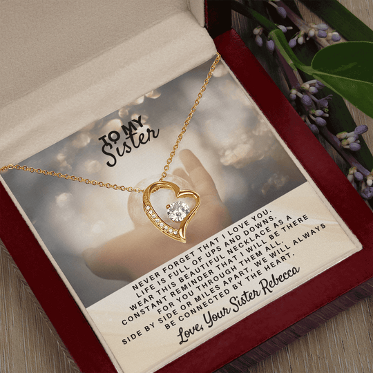 To My Sister - Forever Love - Gift Set - SSS5V1 Jewelry ShineOn Fulfillment