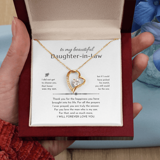 To My Daughter-In-Law - Forever Love Gift Set - SS232V2 Jewelry ShineOn Fulfillment
