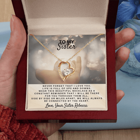 To My Sister - Forever Love - Gift Set - SSS5V1 Jewelry ShineOn Fulfillment